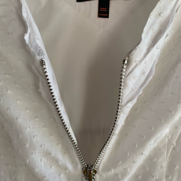 TOPSHOP X KATE MOSS WHITE DRESS 4 - Picture 9 of 12